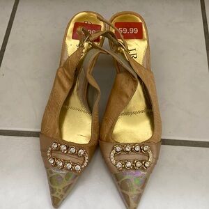 J.Renee Gold Diamond Heels